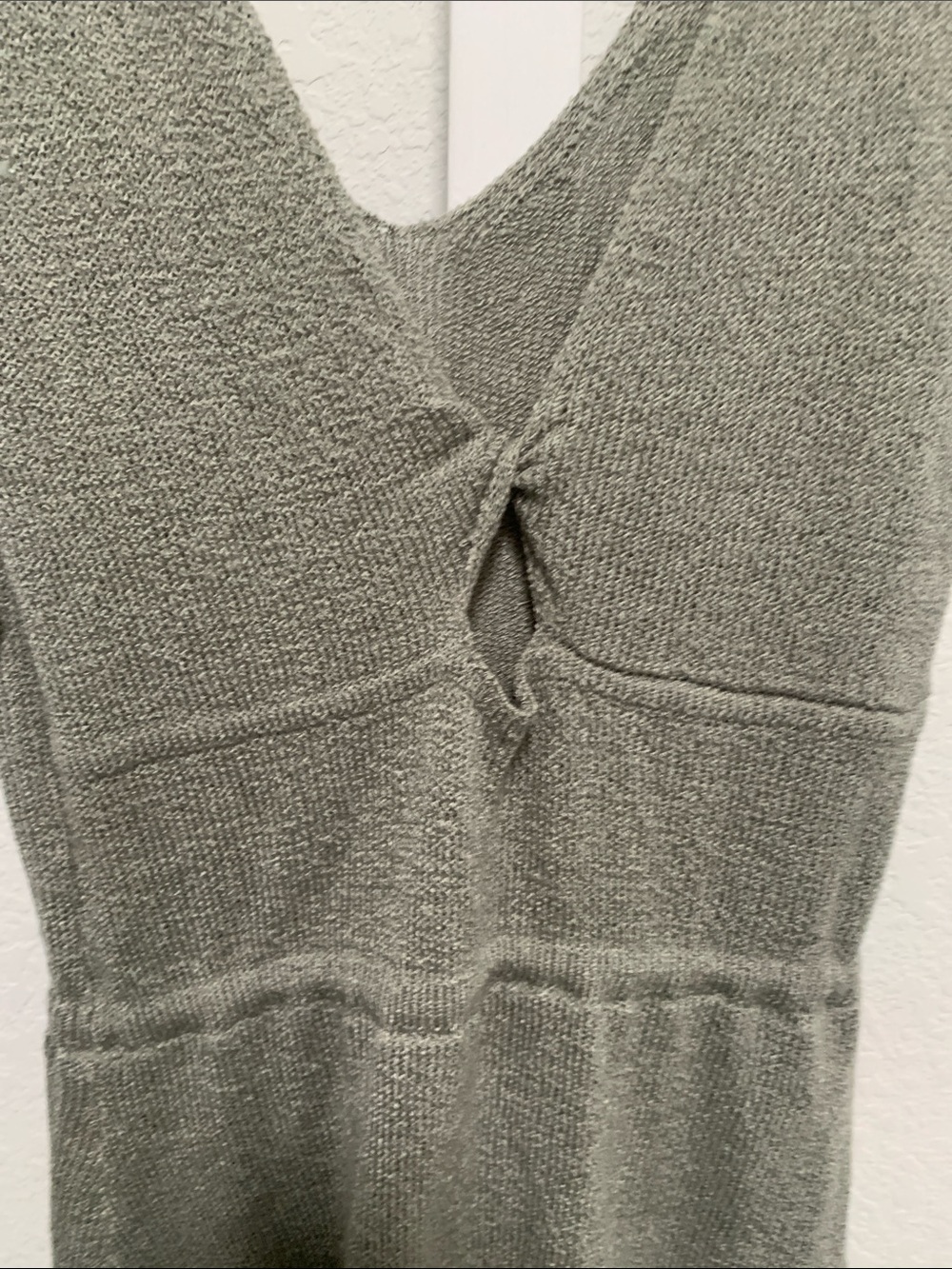 NWT Wishlist Sleeveless V-Neck Knit Dress with Tie Waist - Picture 6 of 11